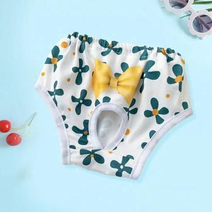 Dog Apparel Leak-proof Diapers Comfortable Absorbent Pet Menstrual Pants Cartoon Patterned For Mess Prevention Breathable