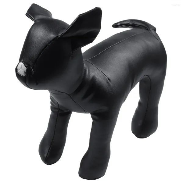 Mannequentos de ropa para perros Modelos de posición de pie juguetes Pet Animal Shop Mannequin Black S