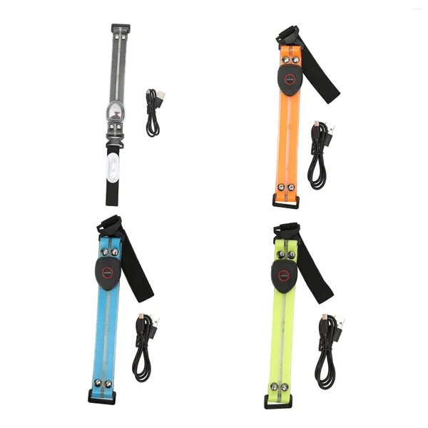 Armband LED de ropa de perro Light Up Band de seguridad de seguridad ajustable para caminar