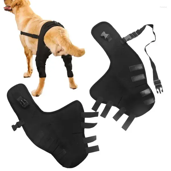 Vêtements pour chiens, Support de jambe, attelle pour blessures, articulations du genou, Protection enveloppante, coussinets arrière, sangles, fournitures pour chiens