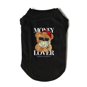 Hond Kleding Vrije Tijd Geld Minnaar Mode Zomer Kleine Medium Chihuahua Yorkie Frenchie Huisdier Casual Kleding Singlet 230619