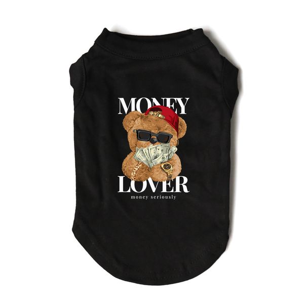 Chien Vêtements Loisirs Amoureux De L'argent Mode Été Petit Moyen Chihuahua Yorkie Frenchie Pet Vêtements Décontractés Singlet 230619