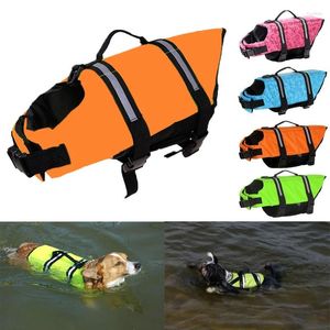 Veste de sauvetage de vêtements pour chiens Ajustement de la combinaison de baignade pour animaux