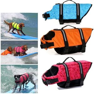 Ropa para perros Chaleco salvavidas con mango de rescate Seguridad reflectante Chaleco de flotación para mascotas para perros Salvavidas Preservador Ropa para cachorros Natación