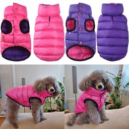 Vêtements de chien Vêtements d'hiver légers pour petits chiens de taille moyenne imperméable épaissir gilet veste manteau chihuahua bouledogue français salopette 230901