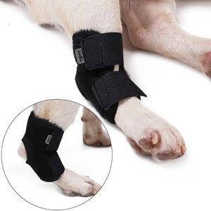 Vêtements de chien léger pour petit moyen grand étui de protection respirant genouillères pour animaux de compagnie jambe enveloppement support orthèse