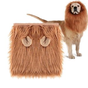 Hondenkleding leeuw manen voor honden realistisch kostuum grappige maskerade klein medium en groot elastisch