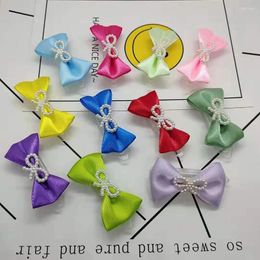 Appareils pour chiens Little Fresh Bow Hairpin Pet Pet Tooming Accessoires Puppy Summer Hair Clip 5pcs