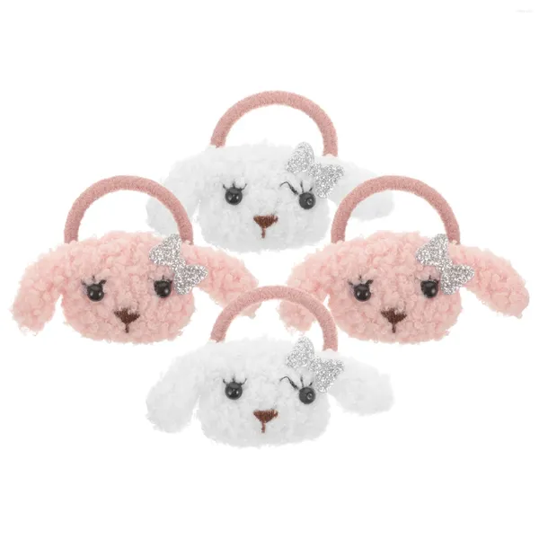 Vêtements pour chiens Petite fille Bandes de cheveux Cravate pour animaux de compagnie Décoration d'anniversaire pour accessoires petits chiens