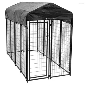 Appareils pour chiens chanceux 8ft x 4ft 6ft Uptown Wouded Wire Secure Outdoor Pet Kennel Playpen Crate Accessoires