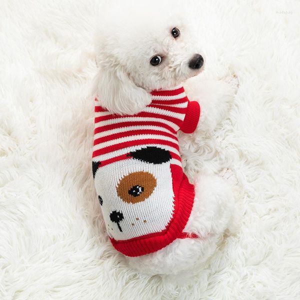 Chien Vêtements De Luxe Designer Vêtements Pour Chiens Animal De Bande Dessinée Col Haut Hiver Chihuahua Vêtements Pour Animaux De Compagnie Garder Au Chaud De Noël Chat Chandail