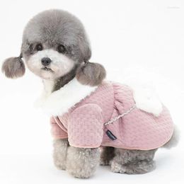 Vêtements pour chiens vêtements de luxe pour animaux de compagnie d'hiver Princesse parkas manteau pour petits chiens moyens chihuahua chiot veste chat veste filles tenues bichon xxl