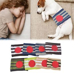 Vêtements de chien mâle enroulé le ventre doux lavable lavable durable à l'épreuve des fuites.