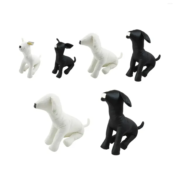 Mannequin de vêtements pour chiens en cuir PU, support pour vêtements pour animaux de compagnie, modèles de cintres mignons