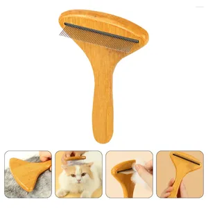 Massage de vêtements pour chiens Cat Cat Bamboo Wood pour le toilettage des animaux