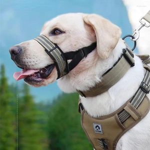 Hondenkledingmedium en grote anti-etende anti-betmondmaskers Edge dieren Dubin Special Going Out Mask Pet kan water snuit drinken