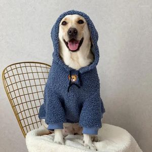 Hondenkleding Middelgrote kleding Herfst Winter Golden Retriever Labrador-outfits Samojeed Border Collie-kostuum Grote hoodie