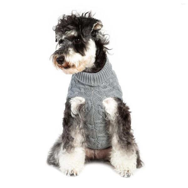 Ropa para perros MEOWS Ropa Suéter Chaleco para mascotas Tejido Cálido Suave Multi-Colores Invierno Elástico Abrigo Cat Turtleneck Jumper