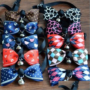 Hondenkleding mti kleuren mooie boog katten stropdas honden bowtie kraag huisdier benodigdheden belltrek