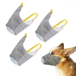 Couvre-bouche de vêtements pour chiens 3 pc