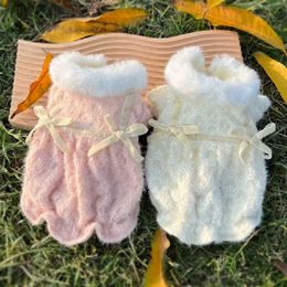 Appareils pour chiens new Do Do Robe Winter Cat chiot come yorkshire Pomeranian Pet Clothin Maltese Poodle Schnauzer Teddy Bichon Small Do Clothes L49