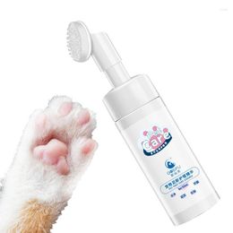 Hondenkleding Geen spoelreiniger Schuim Waterloze shampoo met borstel Huisdierverzorging voor voetenbenodigdheden