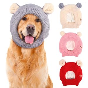 Vêtements pour chiens protection contre le bruit anxiété soulagement des oreilles d'animaux de compagnie du chapeau