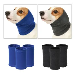 Vêtements pour chiens sans rabat enveloppe pour chiens oreilles silencieuses couvrent Muff Snood Heathear apaisant le bruit annulant enveloppe y5gb