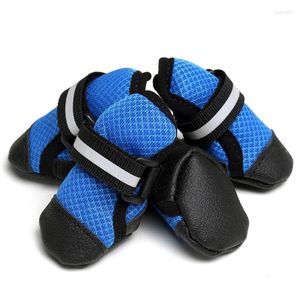 Vêtements pour chiens non glissade chaussures de compagnie cellulaire tissu tissu respirant chiens d'automne print