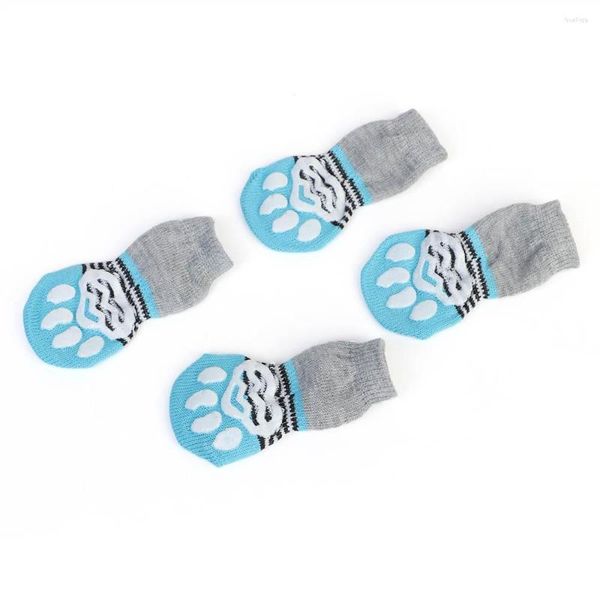 Vêtements pour chiens particules de caoutchouc antidérapantes chaussettes de chat mignon coton élasticité animal de compagnie garder au chaud pour chiot petits grands chiens accessoires trucs