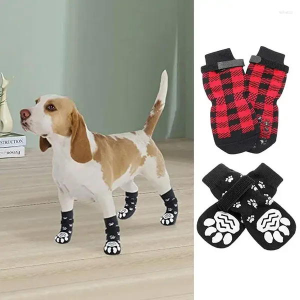 Ropa para perros Calcetines antideslizantes Protectores de dedos de los pies para interiores Protectores de zapatos autoadhesivos Botines de repuesto Parche de pie para perros cachorros