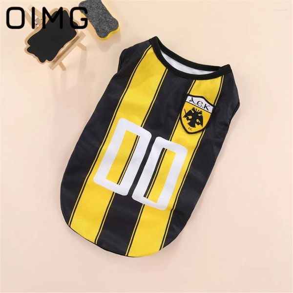 Vêtements pour chiens jersey de football oimg pour chiens moyens de gros chiens