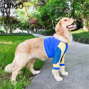 Hondenkleding OIMG Medium Grote Honden Elleboogbeschermer Gezamenlijke Slijtvaste Kleding Golden Retriever Labrador Akita Zomer Dunne Trui