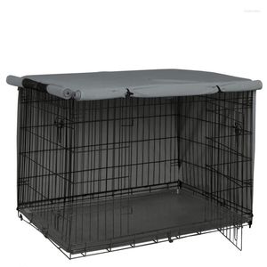 Vêtements pour chiens extérieur universel fil caisse couverture Cage anti-pluie poussière couvre étanche Protection solaire Durable chenil pour animaux de compagnie étui