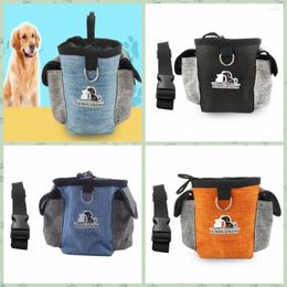 Ropa de perro Oxford Bolsa de tratamiento con agujero de caca Gran capacidad Trainador de mascotas Correa de agua a prueba de agua ajustable