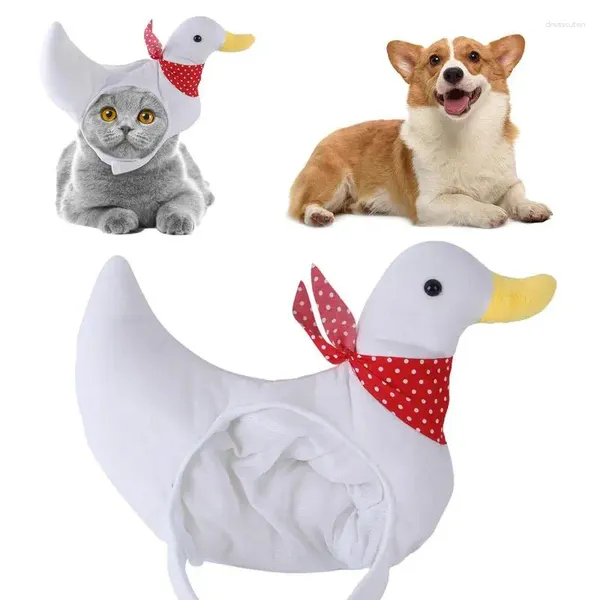 Costume de fête pour chiens Costume Accessoire Headwear Cat Chat Chat Cat in Duck Forme confortable Lightweight Soft for Daily Wear Thème partie