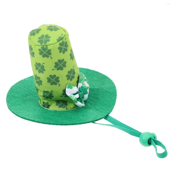 Ropa para perros Sombrero de fiesta Bruja Día de San Patricio Gato Tocado divertido Accesorios de disfraz verde