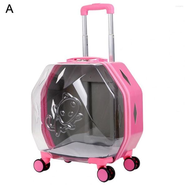 Vêtements pour chiens PC Excellent transporteur approuvé par la compagnie aérienne avec roues attrayant bagages de transport pour animaux de compagnie grande capacité pour le ménage