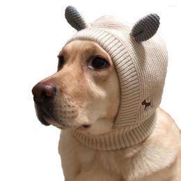 Vêtements de chien Accessoires pour animaux de compagnie Chapeau pour chiens Chat Automne Hiver Mignon Coupe-vent Chaud Couvre-chef Velours Chapeaux Tricotés Chiot Moyen Grand Perro