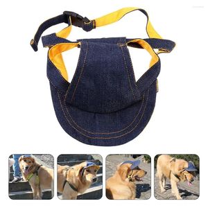 Ropa para perros Gorra de béisbol para mascotas tiene sombrero para cachorros Verano al aire libre Denim Deportes Gorras Perros
