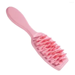 Vêtements pour chiens Brosse de bain pour animaux de compagnie Fournitures de bain Épurateur pour chiens à long manche Curry Rose Petit toilettage