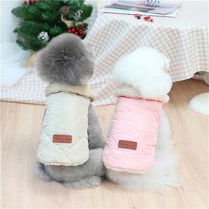 Vêtements pour chiens enveloppe du ventre de nombril est en coton doux coton confortable en nylon brodé en nylon à la mode