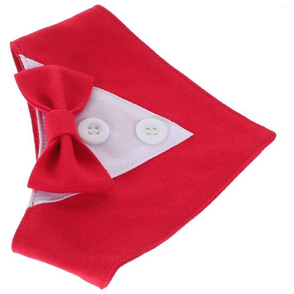 Appareils pour chiens Bandanas Bandanas Écharpes Puppy Salive serviette Collier Collit à nœud pour chiens mariage