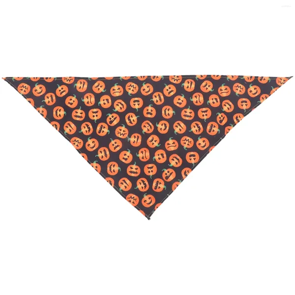 Ropa para perros Babero para mascotas Accesorios de disfraces Suministros de collar de Halloween Accesorio de toalla de saliva Baberos triangulares