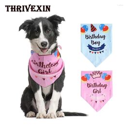 Hondenkleding huisdier verjaardag speeksel handdoek katoenen sjaal voor grote honden zomerbenodigdheden feest kraag kraag mode puppy accessoires