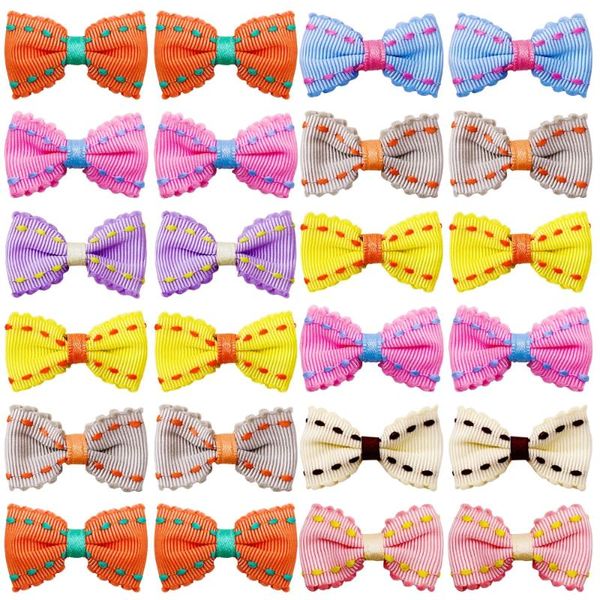 Appareils pour chiens Pet Clip de cheveux Couleur de couleur Solide Styles d'été Décoration toilettage pour les fournitures mignons moyennes de petits chats