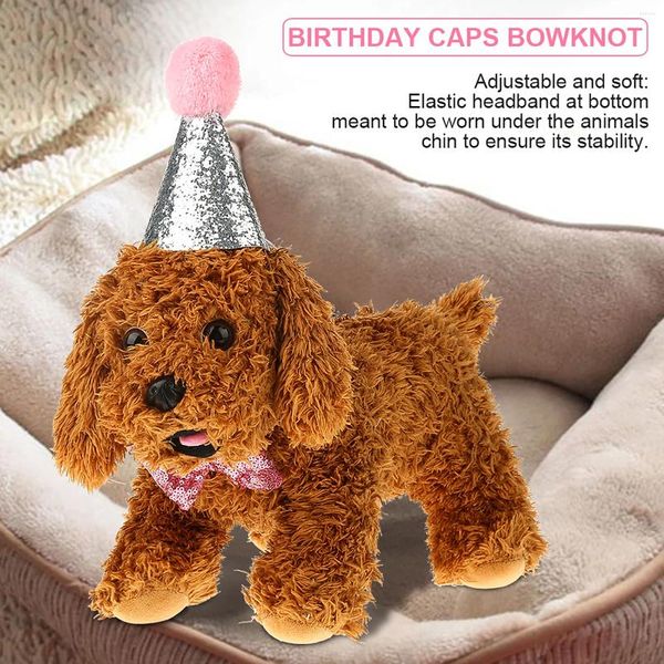 Appareils pour chiens Pet Bowknot Costume Coadroies Coup Migne Cat Birthday Party Party