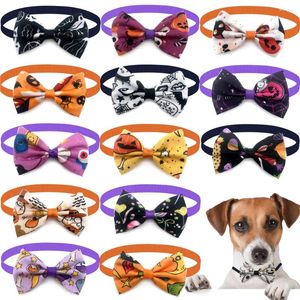 Appareils pour chiens Bowties Bowknot Halloween Style Grooming Dogs For Small Cat Holiday Party Accessories Supplies