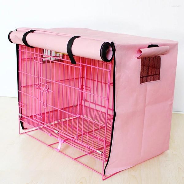 Ropa para perros Cubierta de jaula para mascotas Oxford Kennel Crate A prueba de viento Gato impermeable para cajas