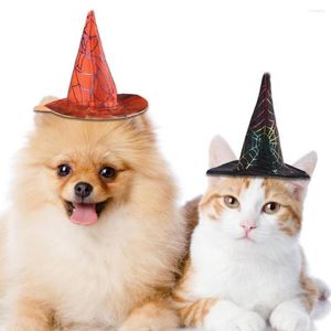 Ropa para perros Gorra para mascotas Sombrero suave Sombreros de protección solar ajustable Bruja de Halloween para gatos Accesorios de disfraces Productos